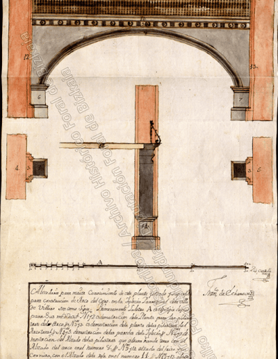 Proyecto del arco del coro