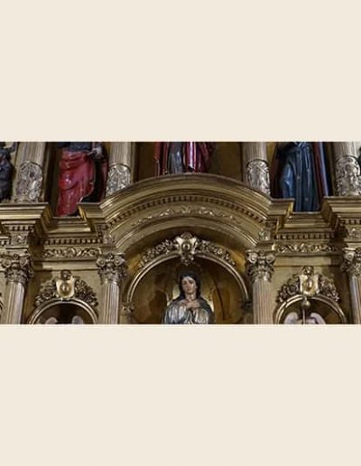 Retablo Mayor. Entablamento