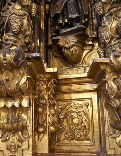Retablo Mayor. Soportes