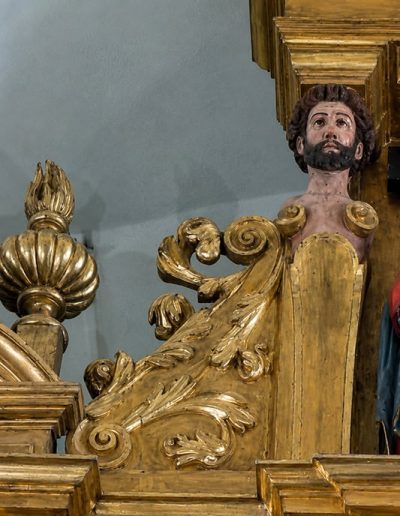 Retablo Mayor. Arbotantes