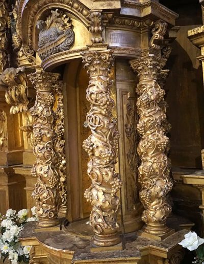Retablo Mayor. Soportes
