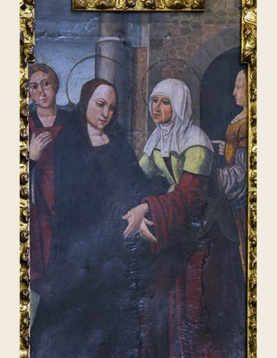Retablo mayor. La Visitación