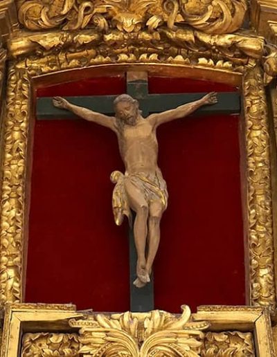 Retablo Mayor. Cristo crucificado