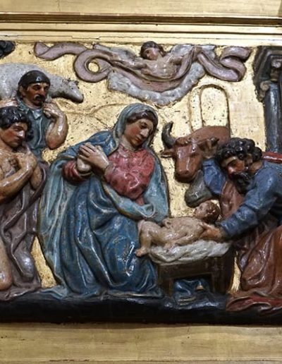 Retablo Mayor. Adoración de los pastores