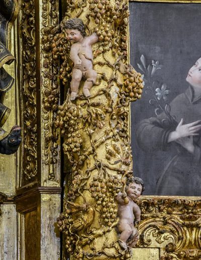 Retablo de la Inmaculada. Soportes