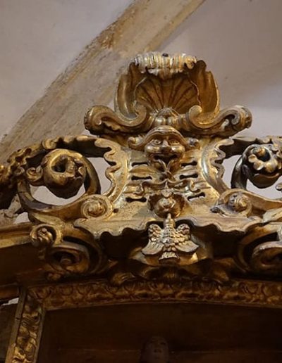 Retablo de la Dolorosa. Copete central