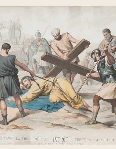 Vía Crucis. Tercera caída de Jesús