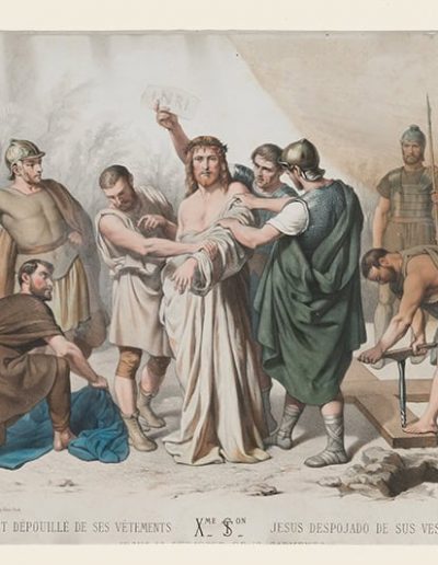 Vía Crucis. Jesús despojado de sus vestidos