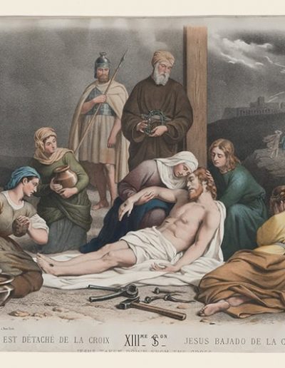 Vía Crucis. Jesús bajado de la Cruz