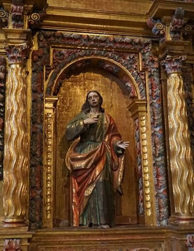 Retablo de San Juan evangelista. Cuerpo principal