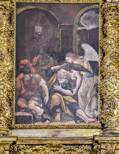 Retablo de la Inmaculada. San Pedro liberado por un Ángel