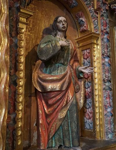 Retablo de San Juan evangelista. Hornacina