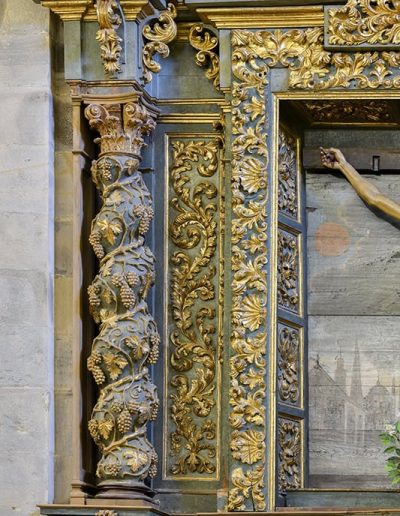 Retablo del Cristo. Soportes