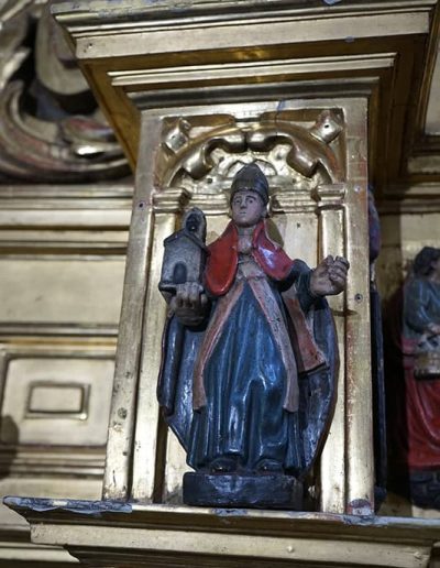 Retablo Mayor. Padre de la Iglesia