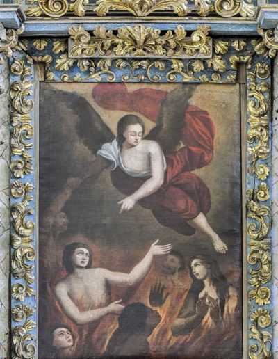 Retablo de las Ánimas. Las Animas del Purgatorio