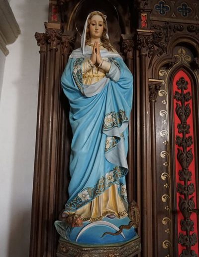 Retablo del Sagrado Corazón. Inmaculada Concepción