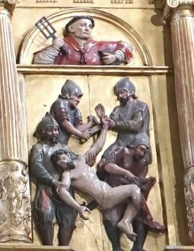Retablo Mayor. Desollamiento de San Bartolomé