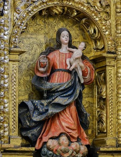 Retablo del Rosario. Virgen del Rosario