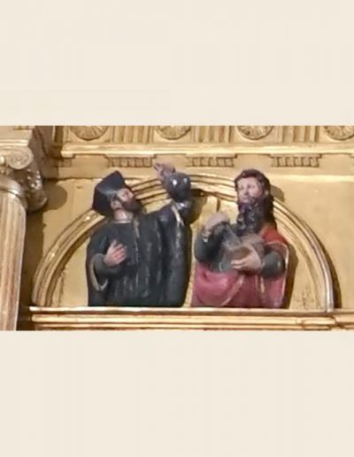 Retablo Mayor. Santos Cosme y Damián