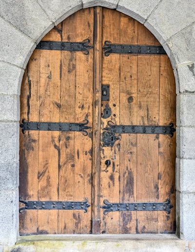 Herrajes de las puertas norte y sur