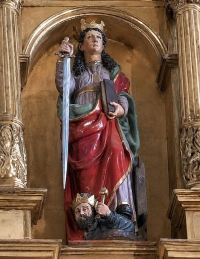 Retablo Mayor. Santa Catalina de Alejandría