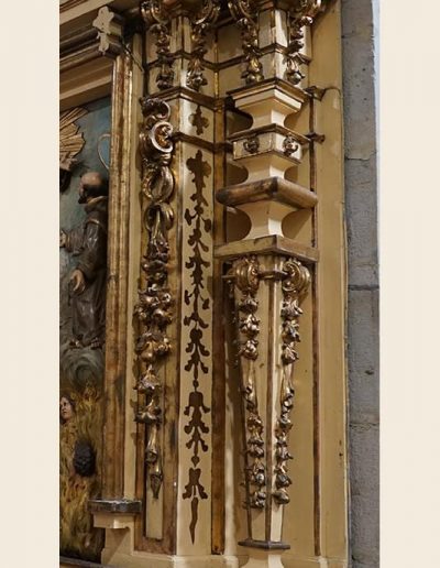 Retablo de las Ánimas del Purgatorio. Soportes