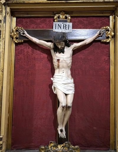 Retablo del Santo Cristo. Cristo crucificado