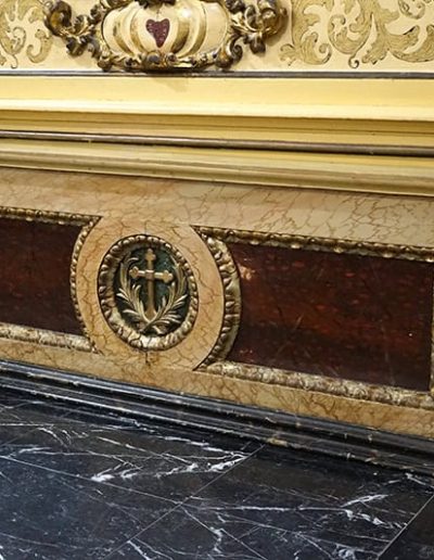 Retablo del Santo Cristo. Mesa de altar