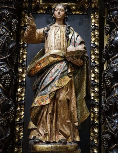 Retablo del Sagrado Corazón. Santa Águeda