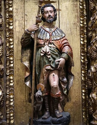 Retablo de la Virgen del Rosario. San Roque