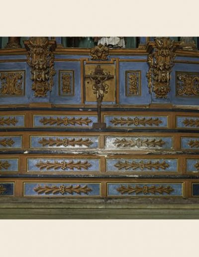 Retablo Mayor. Banco