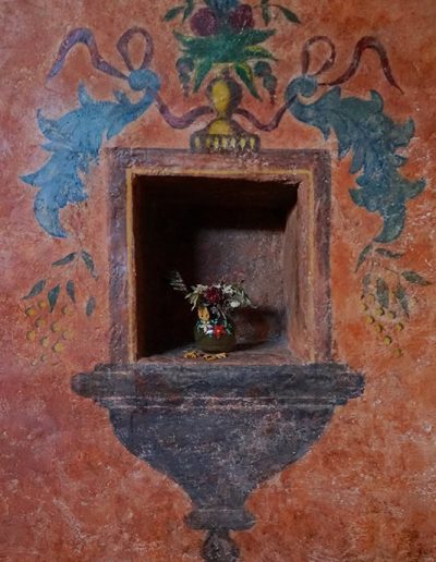 Pintura mural para hornacina