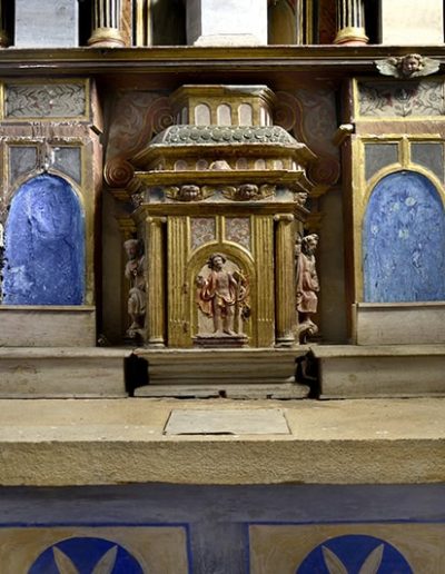 Retablo. Banco
