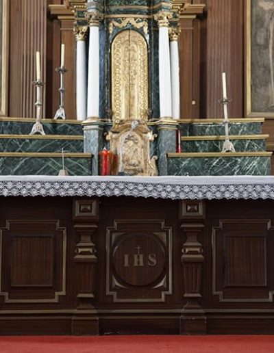 Retablo de San Pedro. Mesa de altar
