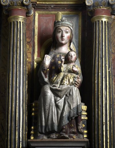 Retablo. Andra Mari (Virgen con el Niño)