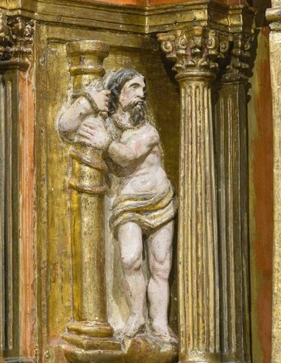 Retablo. Sagrario. Cristo atado a la Columna