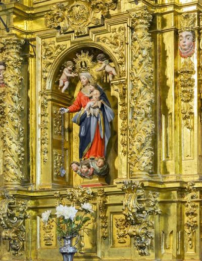 Retablo del Rosario. Piso