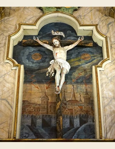 Retablo mayor. Cristo