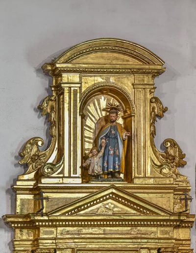 Retablo del Cristo. Ático