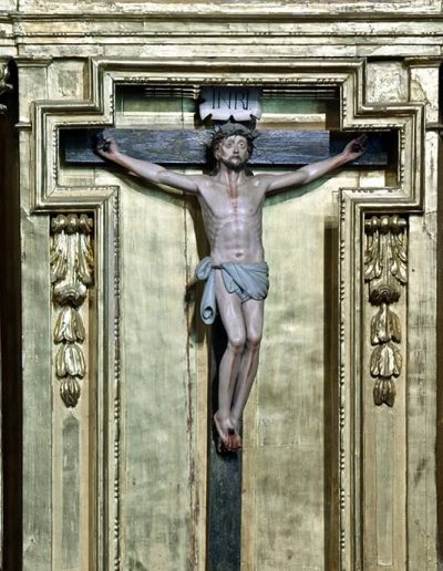 Retablo del Cristo. Cristo crucificado