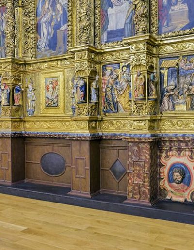 Retablo mayor. Zócalo