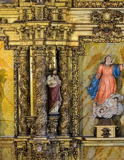 Retablo. Casas