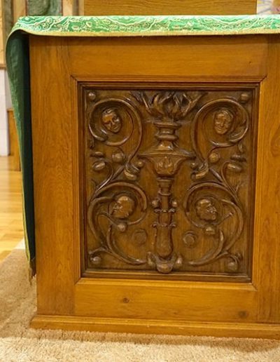 Muebles del altar