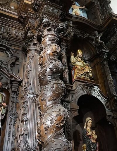 Retablo mayor. Soporte