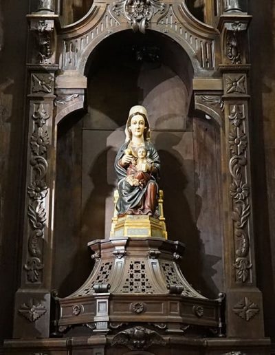 Retablo mayor. Nicho