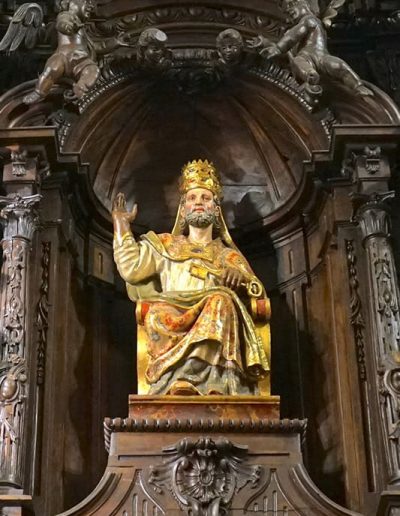 Retablo mayor. Hornacina