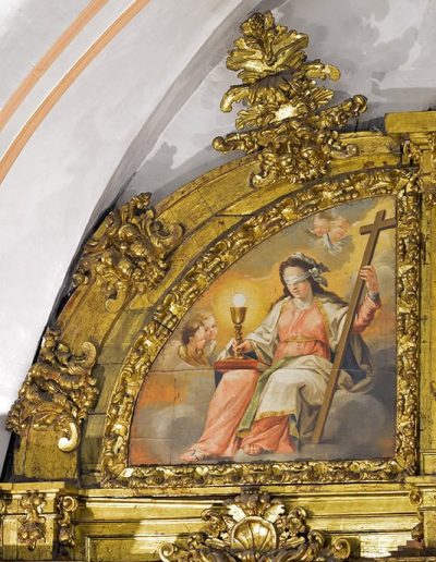 Retablo mayor. La Fe