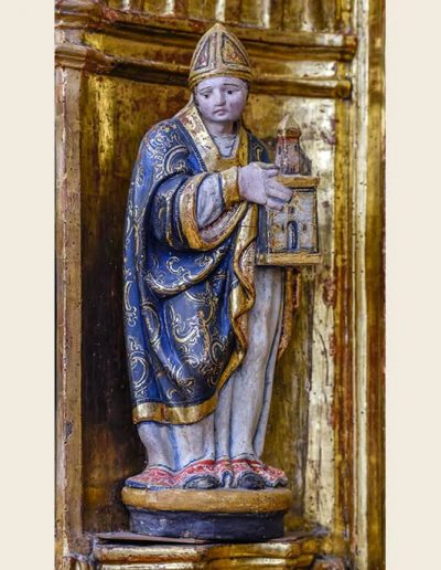 Retablo mayor. San Agustín o San Ambrosio
