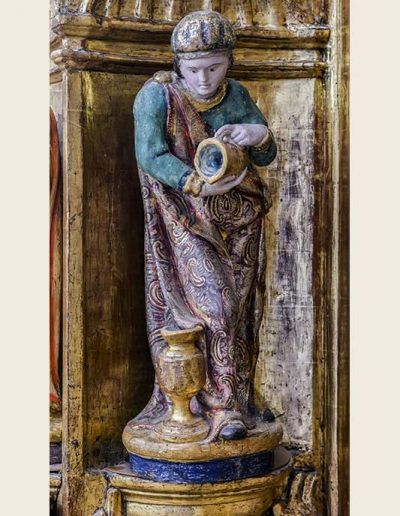 Retablo mayor. La Templanza