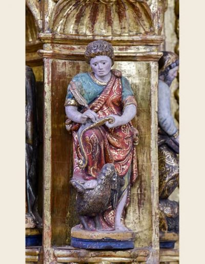 Retablo mayor. San Juan Evangelista